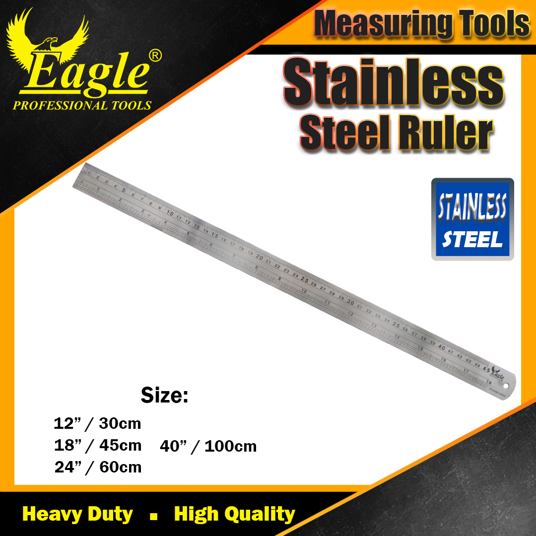 Eagle Tools Stainless Steel Ruler