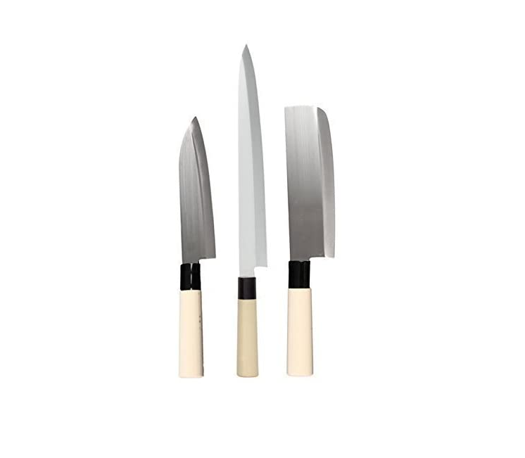 Japanese Kitchen Knife Set of 5 (Wooden Box Case) Mr. Takaaki Nakamura