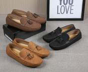 Lightweight Leather Slip-On Loafers for Men by 