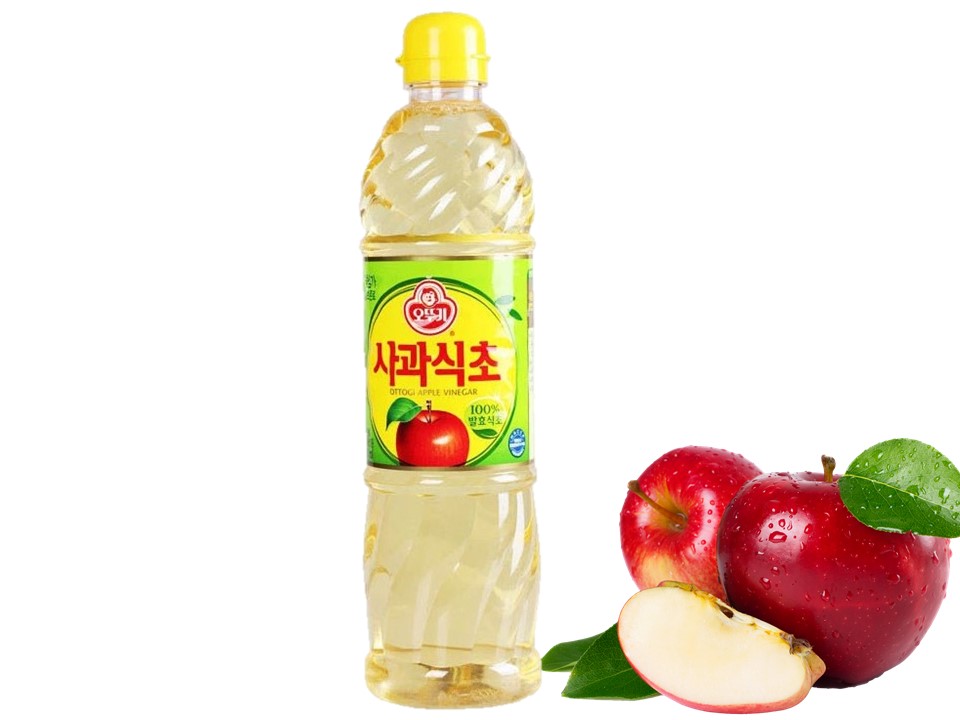 Korean Apple Cider Vinegar 900ml Cholesterol Free Vinegar Plastic