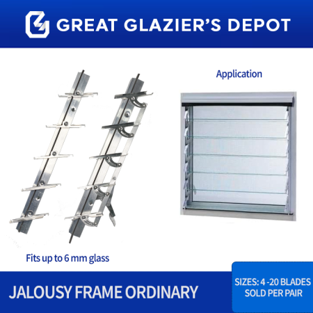 Aluminum Jalousie Frame  7 Blades