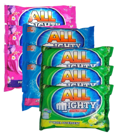 All Mighty Extra Strength Powder Detergent - 1 Kilo