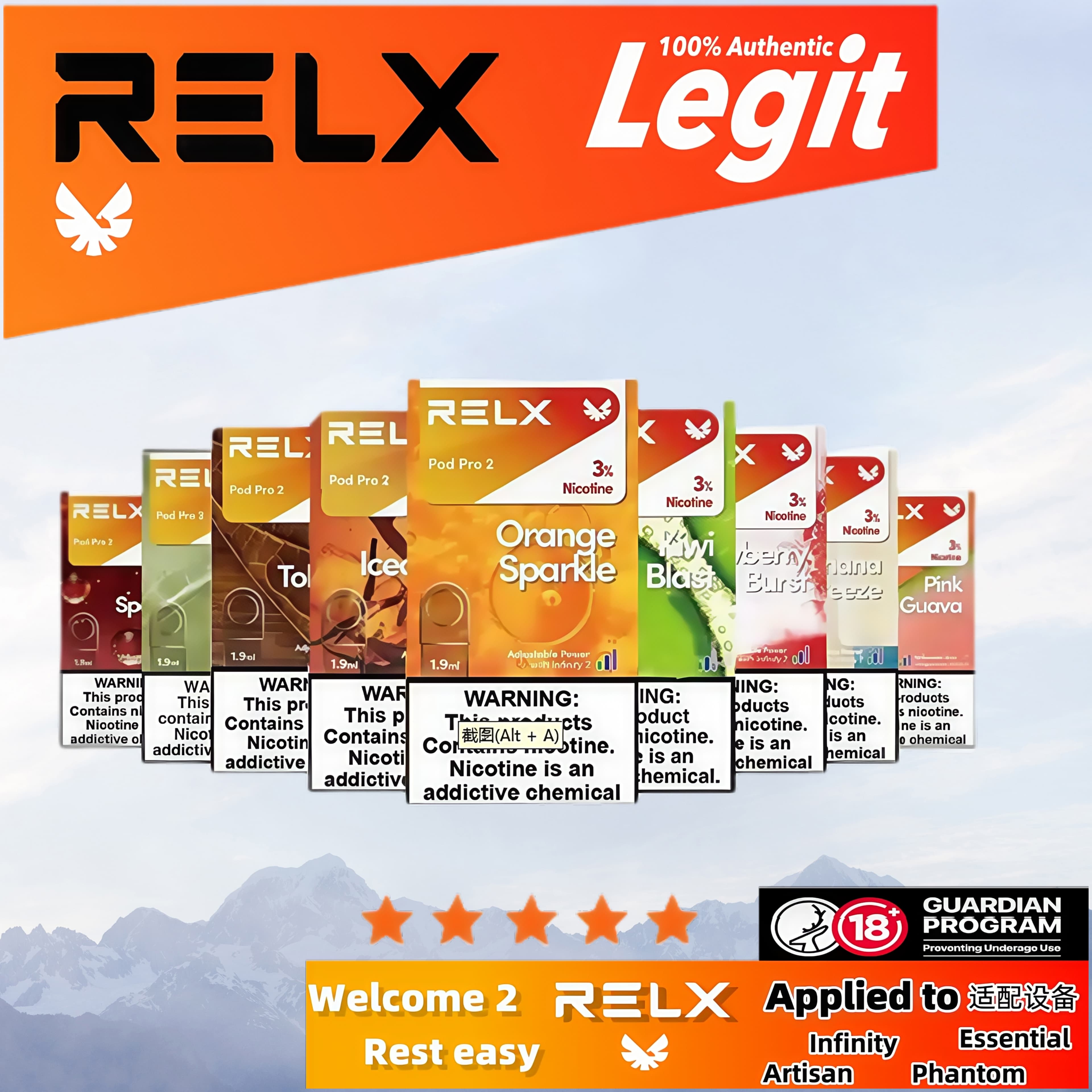 Shop Relx Pod Sale. Cheap – Fast & Easy