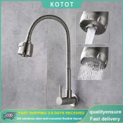 KOTOT 304 Stainless Steel Wall Mounted Single Cold Faucet
