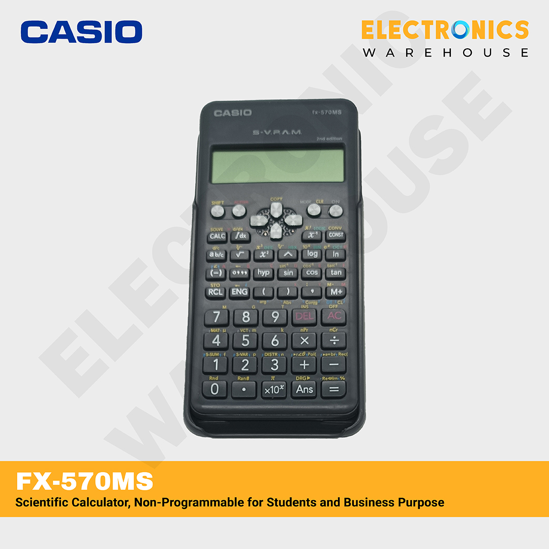 CASIO FX-570MS Scientific Calculator Non-Programmable for Students