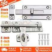 Stainless Steel Bolt Latch & Sliding Lock for Doors & Windows