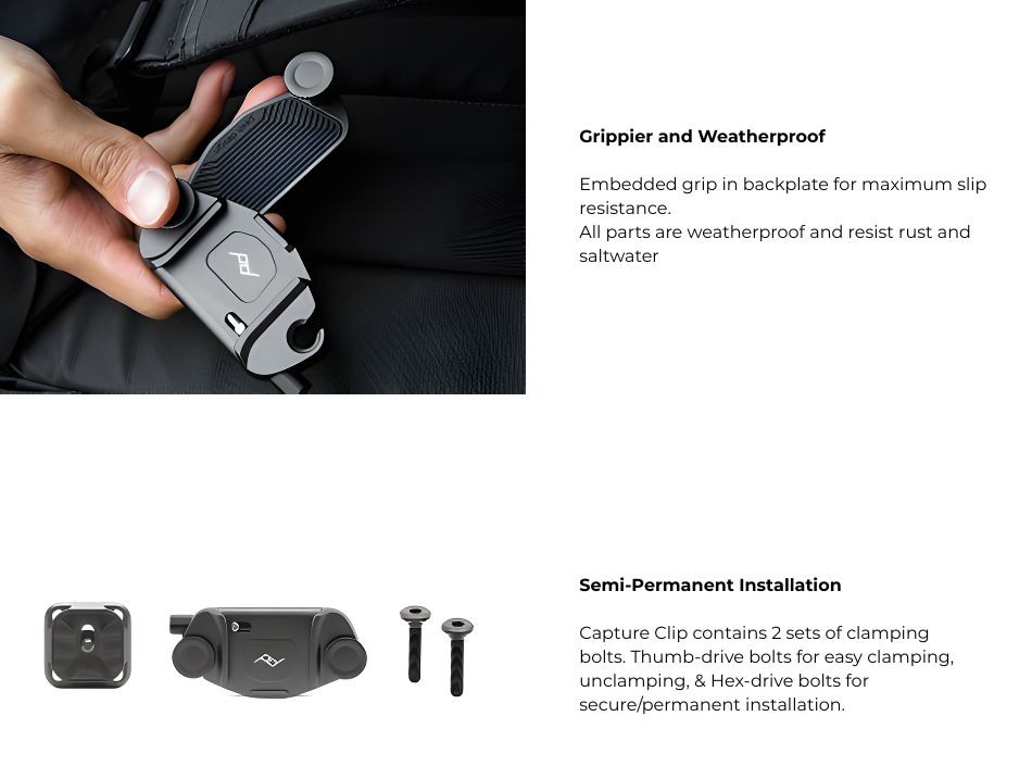 Peak Design Capture v3 Mount Details