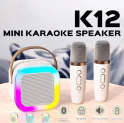 K12 Wireless Karaoke Speaker with 2 Microphones - Y1