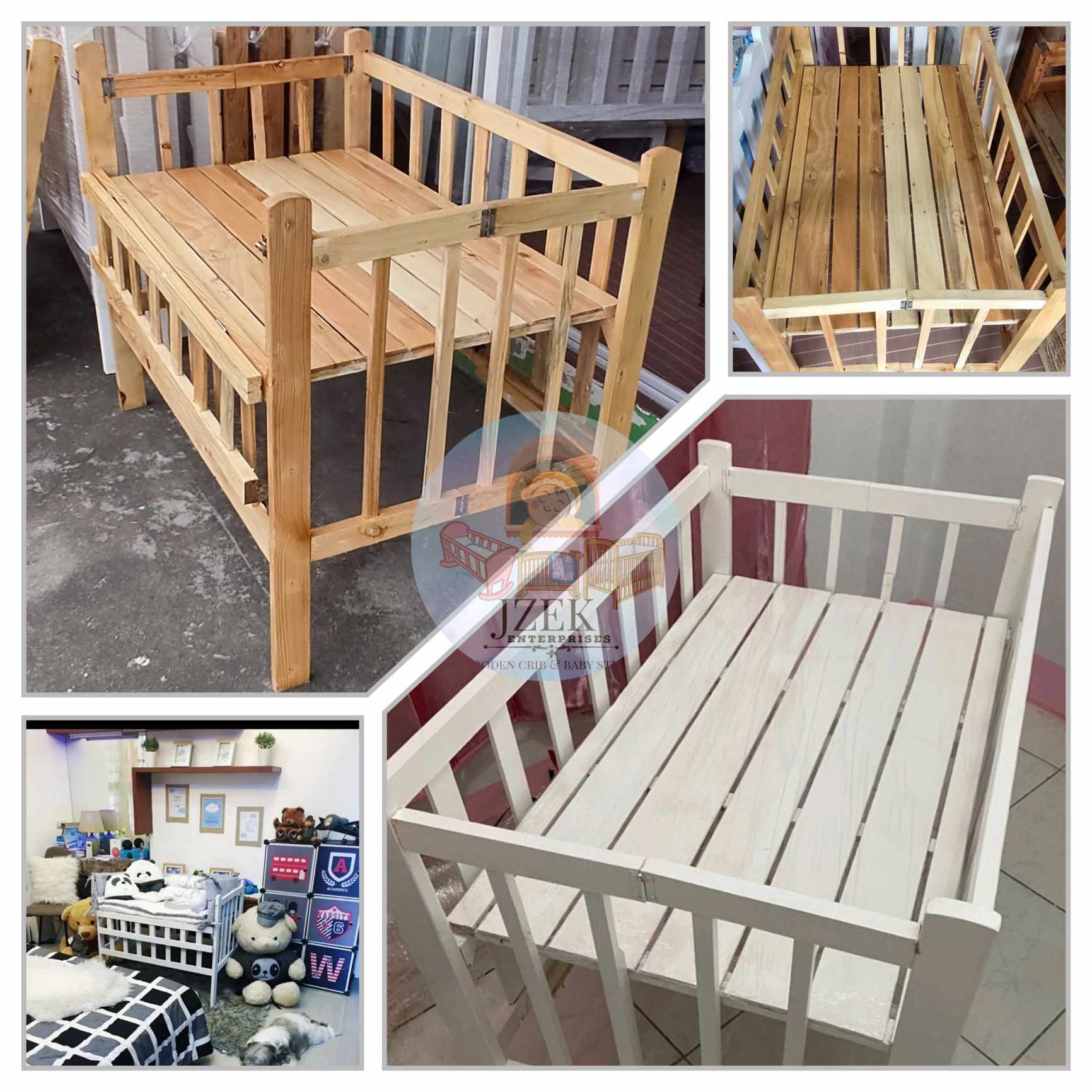 Mang ben cheap wooden crib