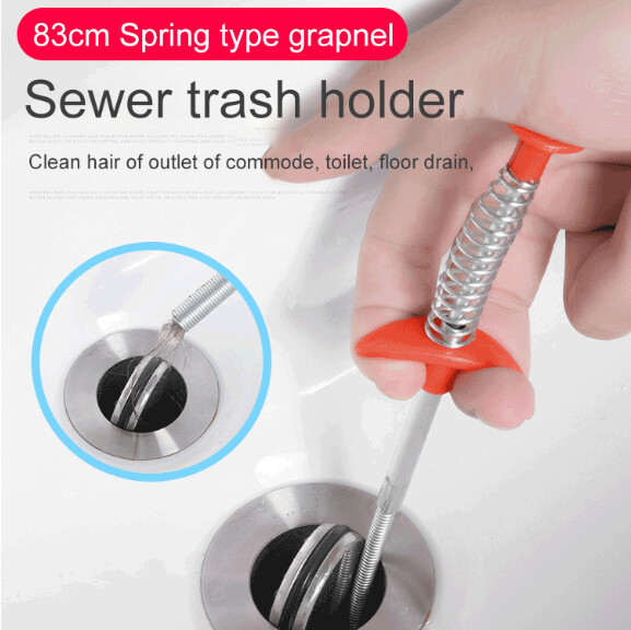 Durable Bendable Drain Auger, Multifunctional Sewer Hair Cleaning Claw,  Spring Loaded Grabber Pickup Pipe Dredging Tool, Clog Remover Relief  Catcher