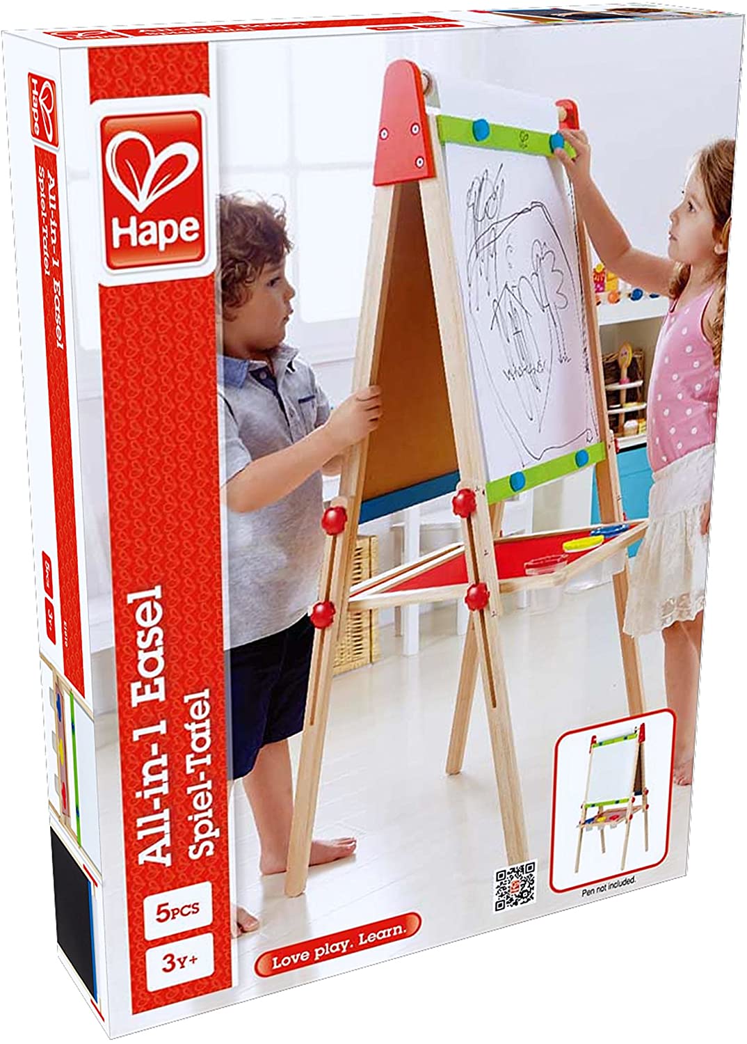 hape tabletop easel