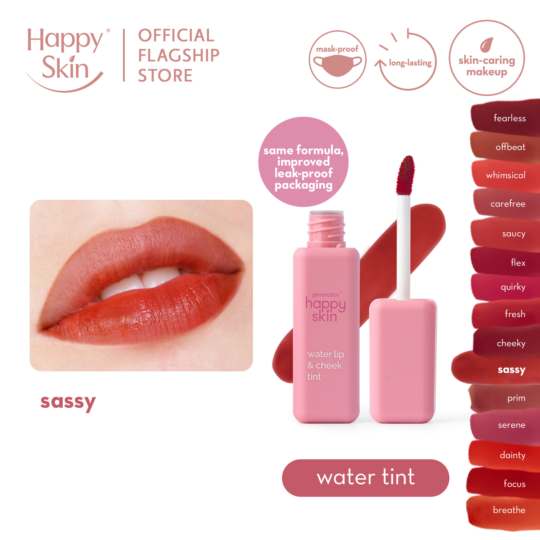 Discount on Happy Skin  shoes - SKU: Generation Happy Skin Water Lip & Cheek Tint in Sassy