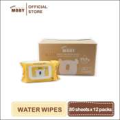 Baby Moby 99.9% Water Wipes 80 Sheets