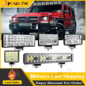 Pow 12Inch 204W Large Field Automobile Led Working Lamp Truck Auxiliary Light Truck Headlight Spotlight