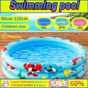 Phoenix Intex 3-Ring swimming pool Pvc material Inflatable Outdoor Kids size swimming pool