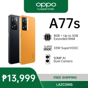 OPPO A77s 8GB RAM Smartphone | 33W SuperVOOC | 50