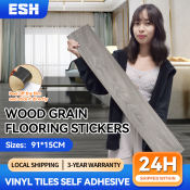 ESH 3D Vinyl Floor Sticker: Waterproof Peel & Stick Tiles