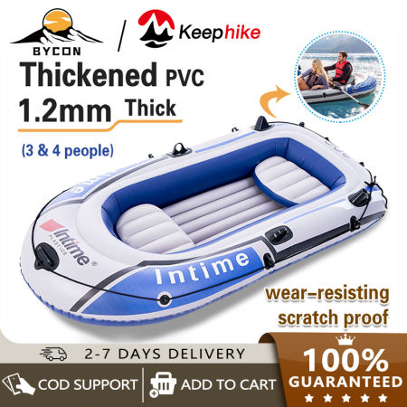 Thickened Rubber Inflatable Fishing Boat by BYCON