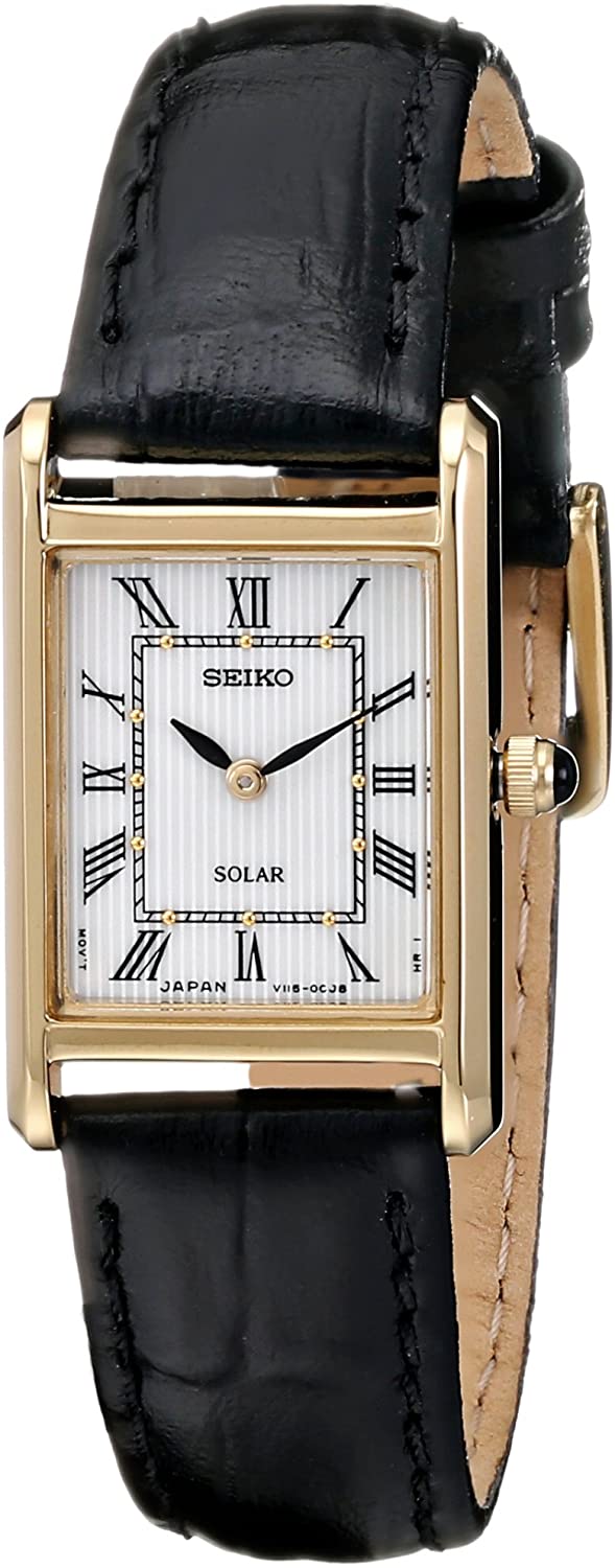 Đồng hồ Seiko cổ sẵn sàng (SEIKO SUP250 Watch) Seiko SUP250 Stainless Steel  Watch with Black Band [Hộp & Sách hướng dẫn của Nhà sản xuất + Người bán  bảo hành một