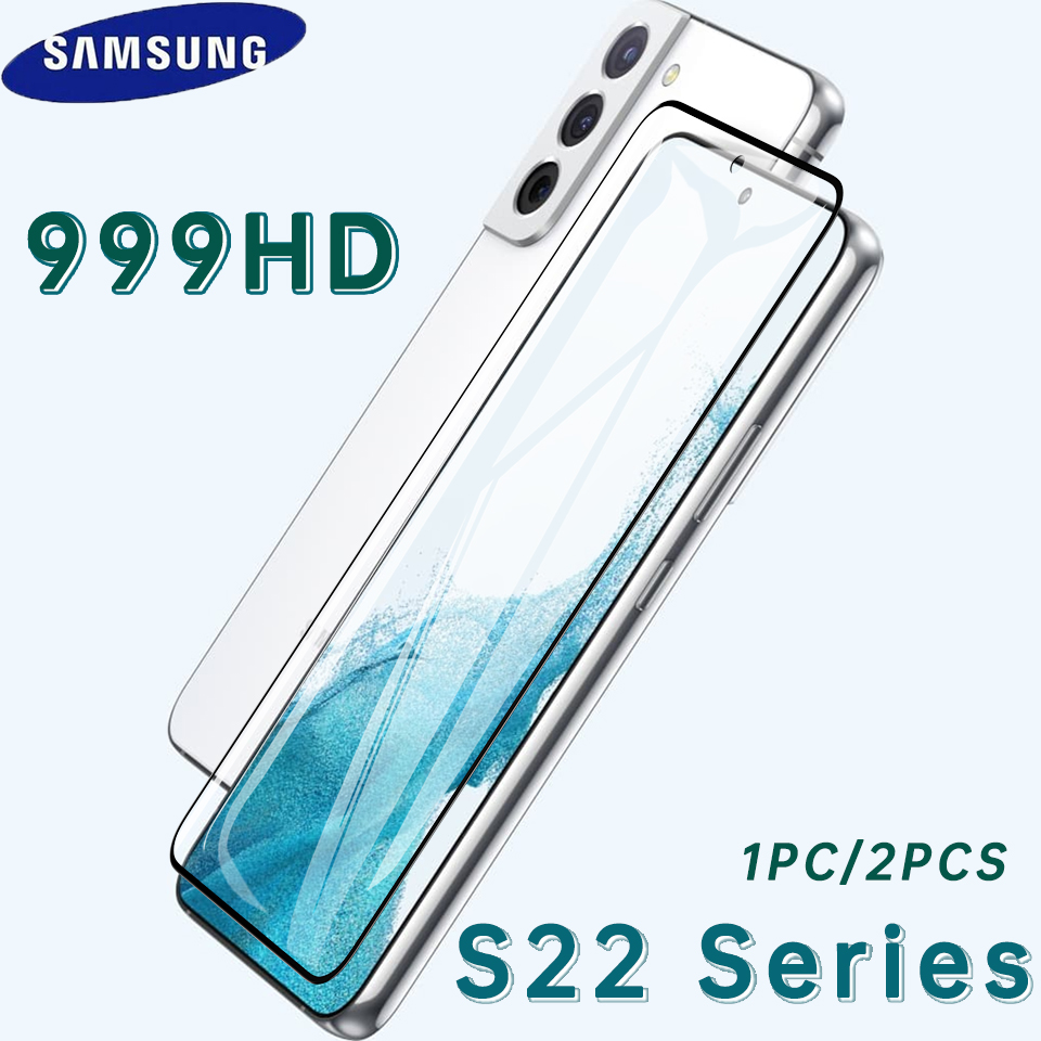 Samsung Galaxy S22 Ultra Screen Protector Glass Hd Full Coverage Protective Tempered Glass For Galaxi S22plus S21 Plus S20 S10
