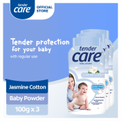 Tender Care Jasmine Baby Powder 100g (Pack of 3)