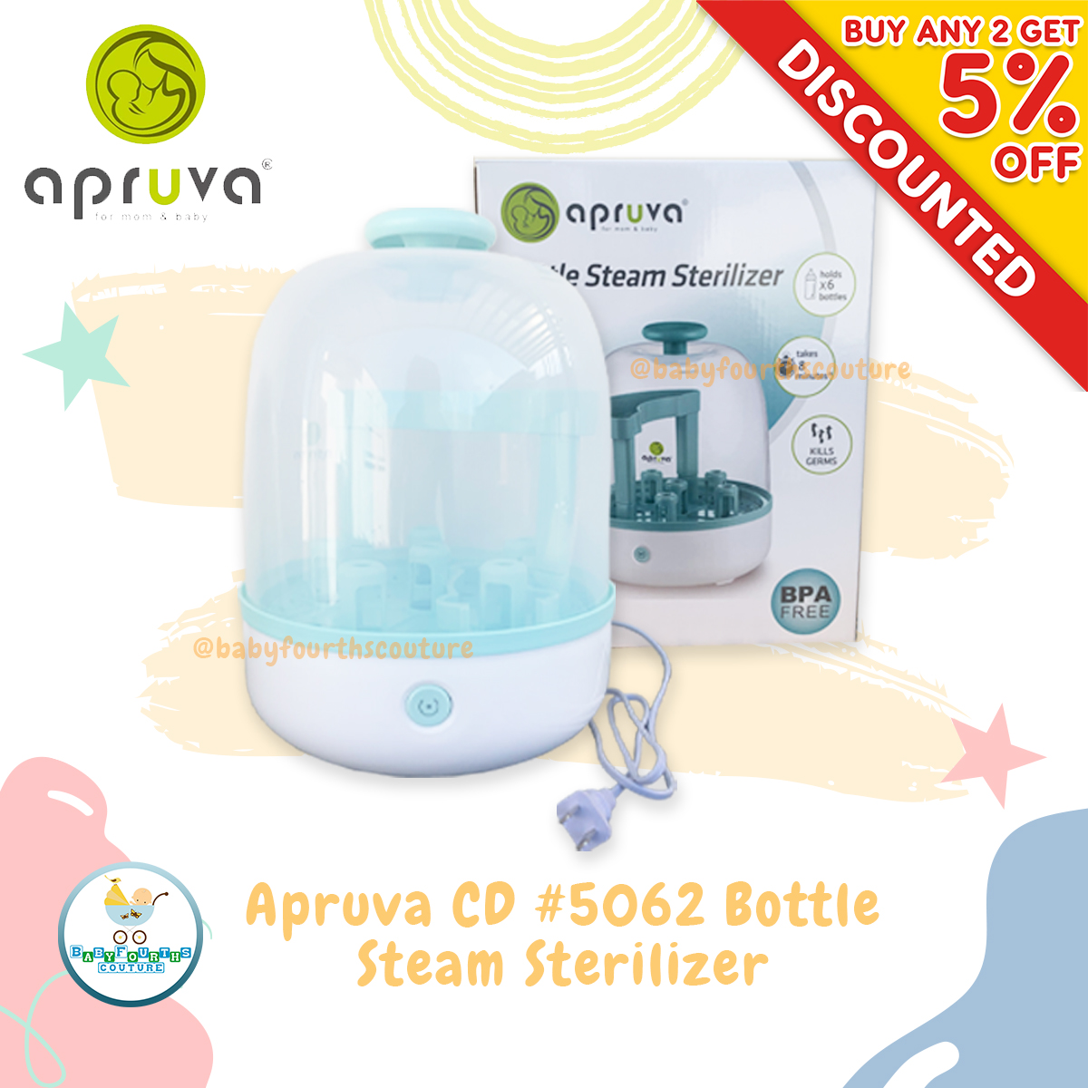 Apruva sales bottle sterilizer