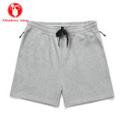 MONKEY KING Unisex Zipper Pocket Shorts for Men