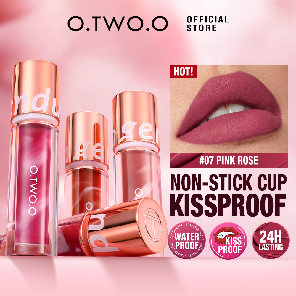 Discount on O.TWO.O  shoes - SKU: O.TWO.O Liquid Lipstick Soft Matte Kiss-Proof Moisturising Long Lasting 8 Colors Intense Non-Stick C