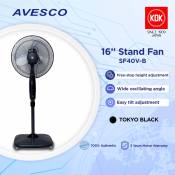 KDK SF40V-B 16" Stand Fan - Tokyo Black