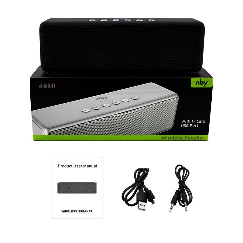 NBY 5510 Retro Radio Portable Bluetooth Mini Speaker with FM Radio
