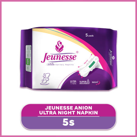 Jeunesse Anion Ultra Night Super Absorbent Sanitary Napkin