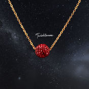 TwinkleMoon 24K Gold Zircon Necklace - Bangkok Collection