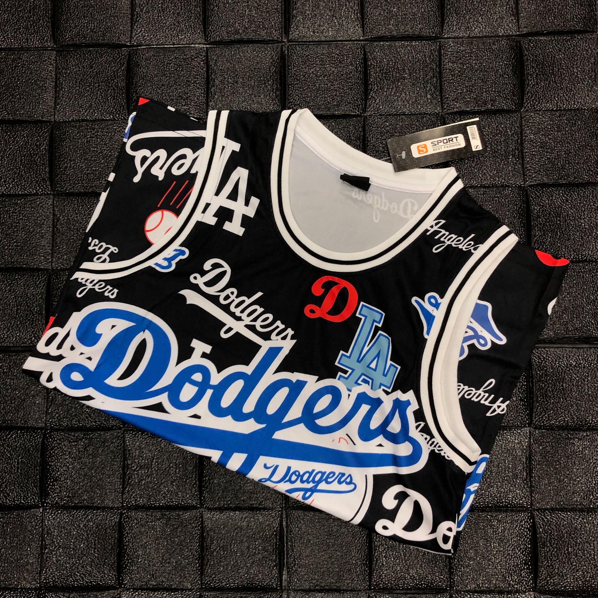 Sublimation Sando Jersey High Quality LA Dodgers Vintage Basketball Jersey