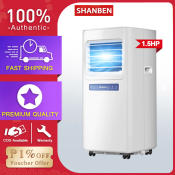 SHANBEN 1.5HP Portable Air Conditioner with Remote Control