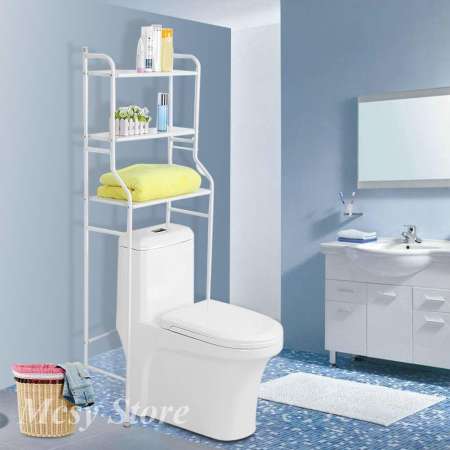 3-Tier Bathroom Storage Shelf & Cabinet Organizer