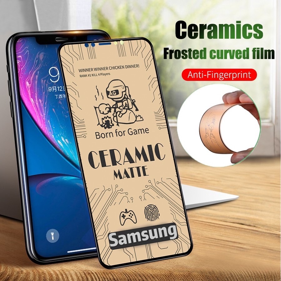 Matte Full Tempered Glass for Samsung Galaxy A Series