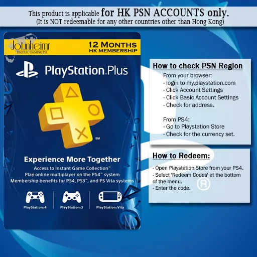 playstation plus 12 month