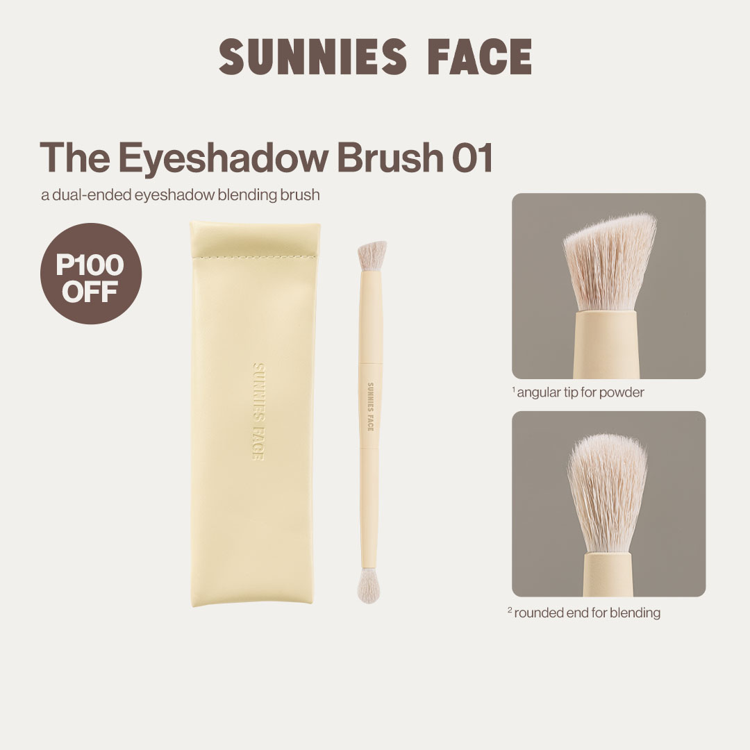 Discount on Sunnies Face  shoes - SKU: Sunnies Face The Eyeshadow Brush 01 [Dual-Ended Eyeshadow Blending Brush]