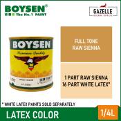 Boysen Latex Color Raw Sienna - 1/4L
