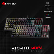 Fantech Atom TKL Mechanical Gaming Keyboard with Double Injection Keycaps