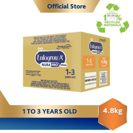 Enfagrow A+ Three Nurapro Milk Supplement Powder for 1-3 Years Old 4.8kg