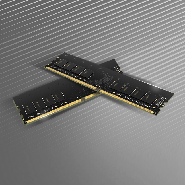 Lexar 8GB 2666Mhz CL 19 (19-19-19-43) DDR4 2666 UDIMM Desktop Memory -- LD4AU008G-H2666G