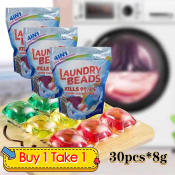 JN Brand Laundry Beads Pods - Colorful Fragrance Capsules