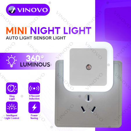 VINOVO Auto Light Sensor Night Light for Stair, Bedroom