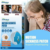 36PCS Motion Sickness Patch Car Motion Sickness Relief Patch Seasickness Nausea Dizzy Plaster