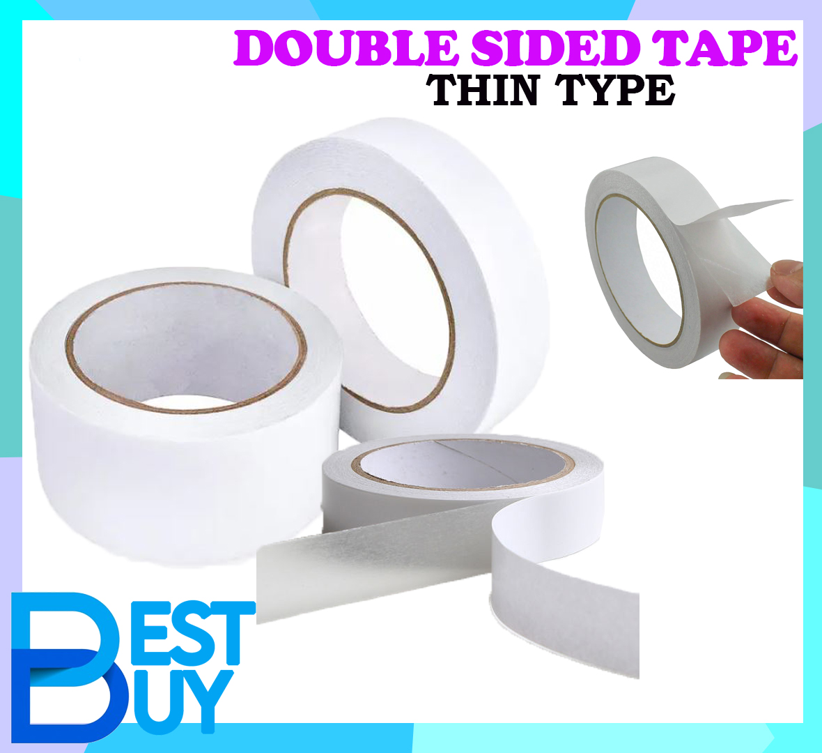 3M Tape Strong Permanet Double Sided Super Sticky Foam Tape Super