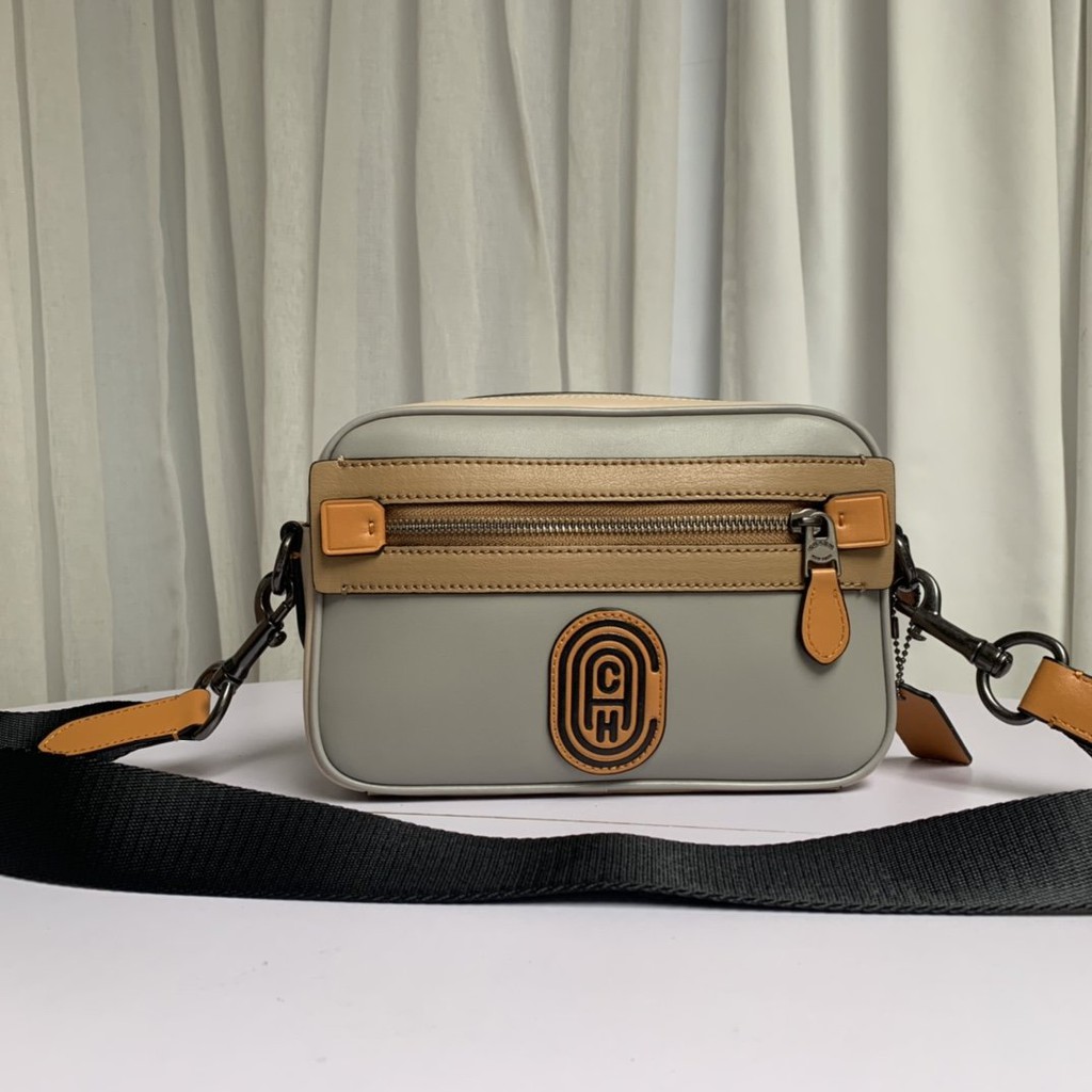 academy crossbody in colorblock with coach patch