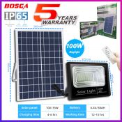 BOSCA 100W Solar Outdoor Flood Light with Remote Control
