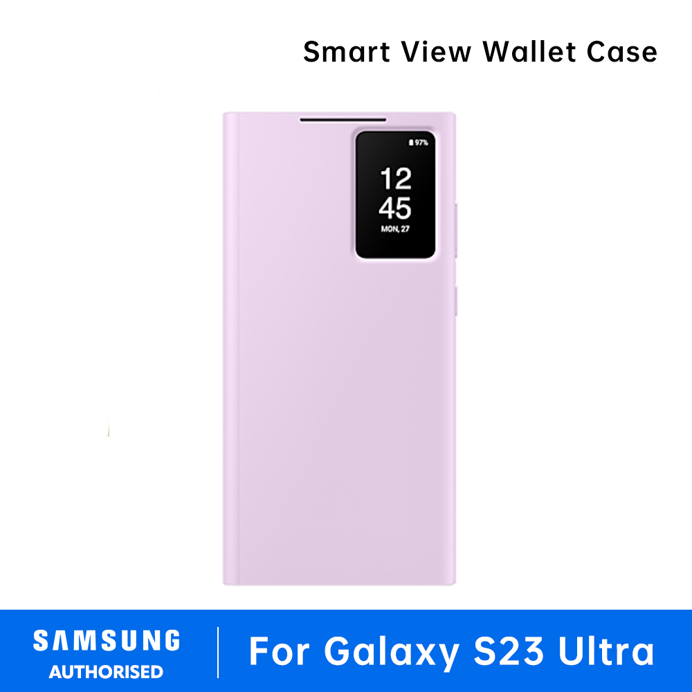 Original Samsung S23 Ultra Smart View Flip Case For Samsung Galaxy S23/S23 Plus 5G Phone LED Cover S-View Cases - Image 2