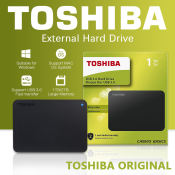 Toshiba Canvio Basics 1TB/2TB External HDD Enclosure, USB 3
